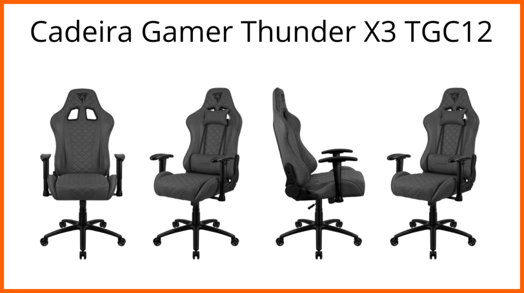 A Cadeira gamer ThunderX3 TGC12 é boa