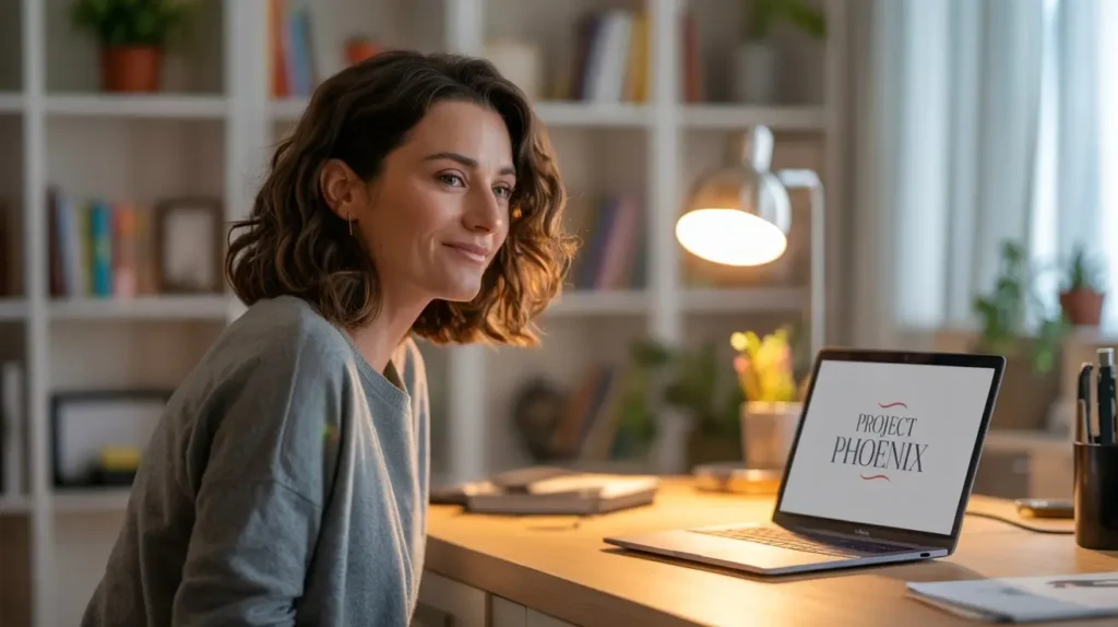 Iluminação para home office com luz de luminária de mesa