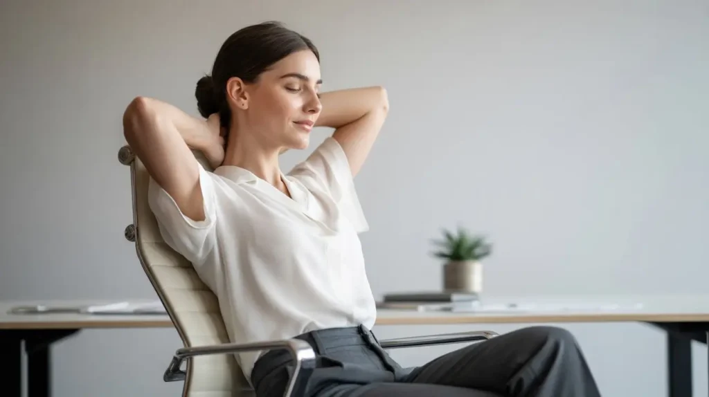 ajustar cadeira ergonomicamente no home office