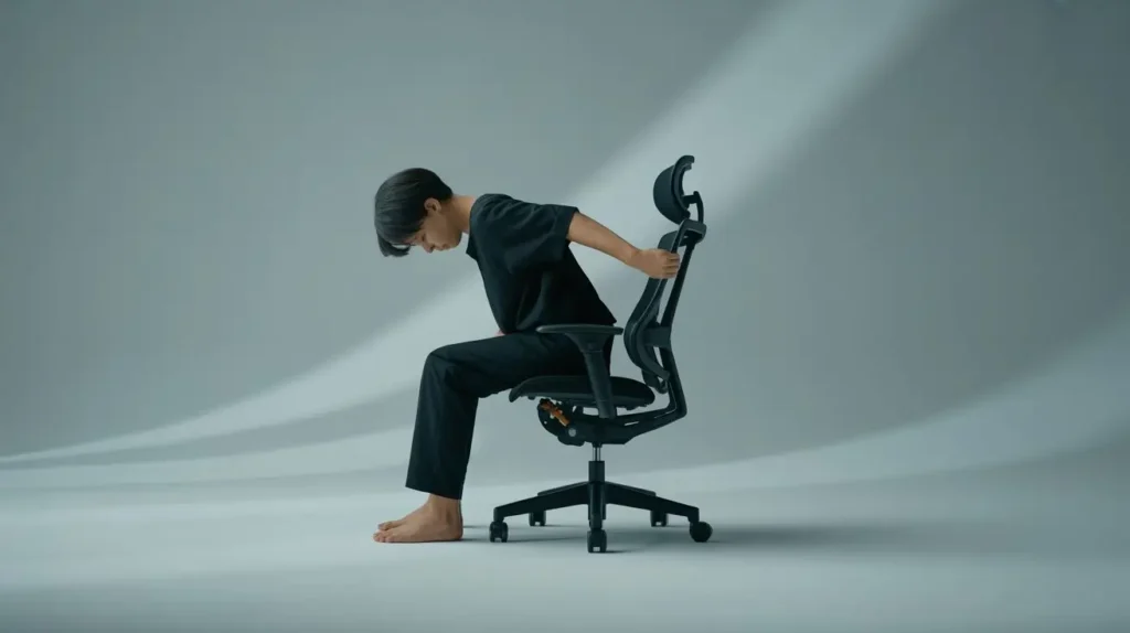 ajustar cadeira ergonomicamente no home office