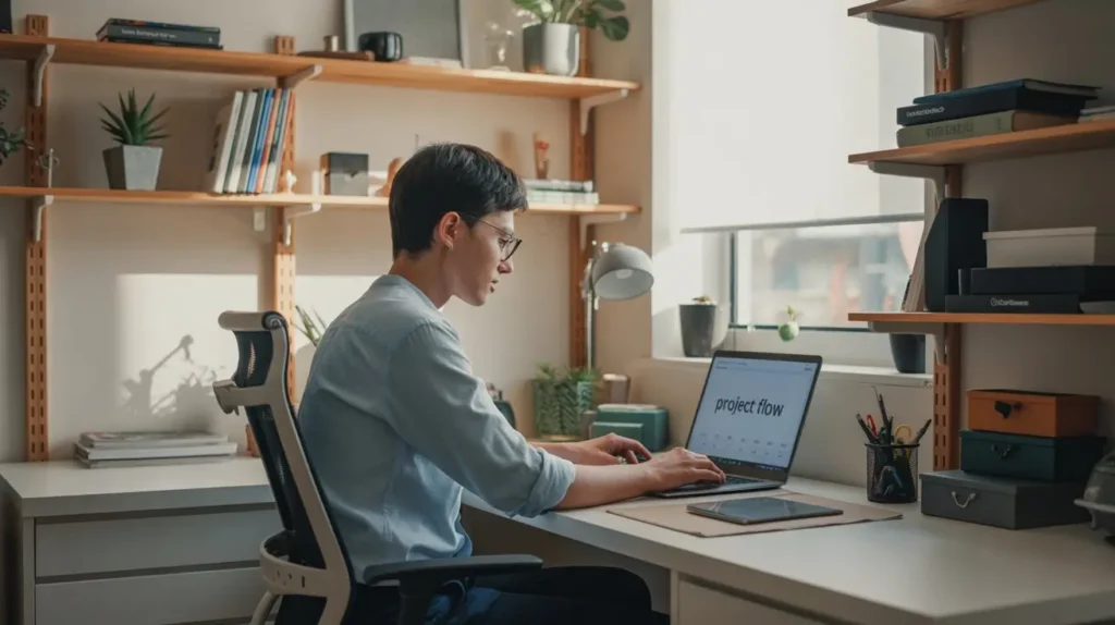 como montar um home office com pouco espaço
