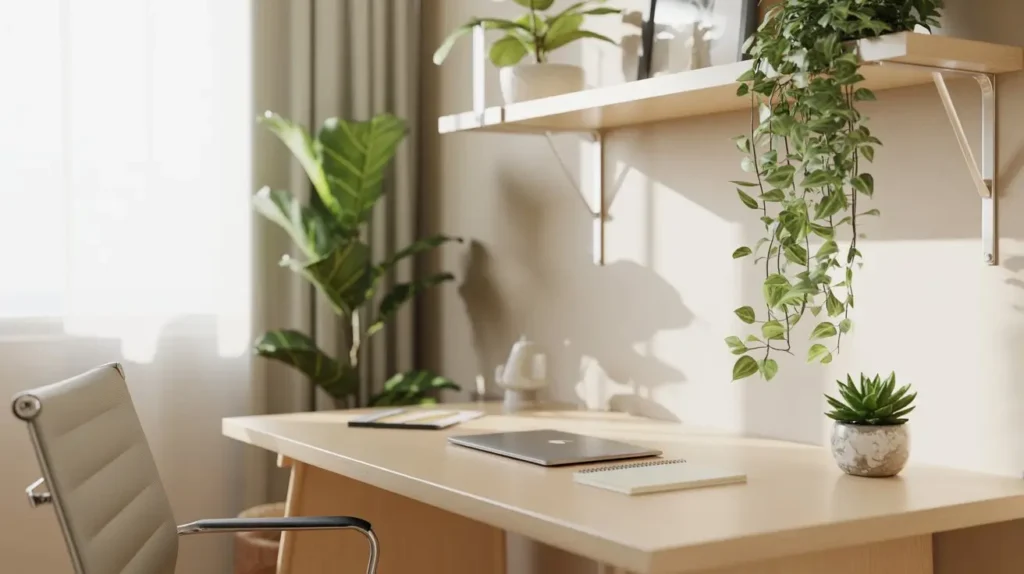Dicas de Como Usar Plantas na Decoração do home office com diversas espécies.