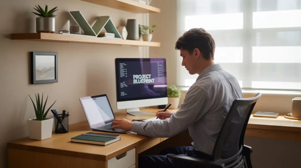 o que não pode faltar na sua mesa de trabalho em casa para mais produtividade e bem-estar